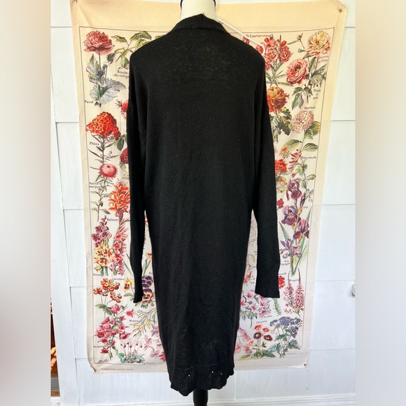 Don’t Ask Why made in Italy long OSFM black button cardigan. Long sleeves - Picture 5 of 6